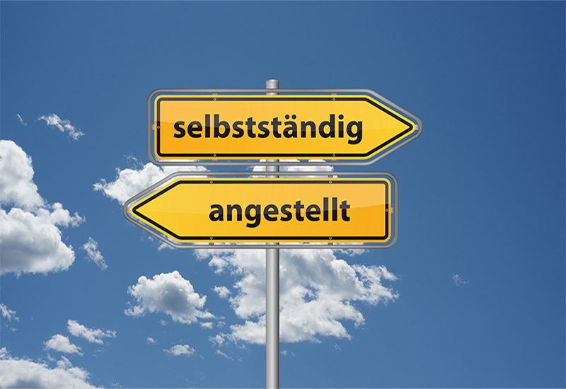 Beamten Beratung online Bild Pfeile selbstständig angestellt